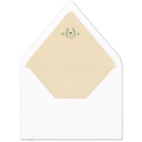 Western I Do BBQ Euro Envelope Liners Eucalyptus Luxe