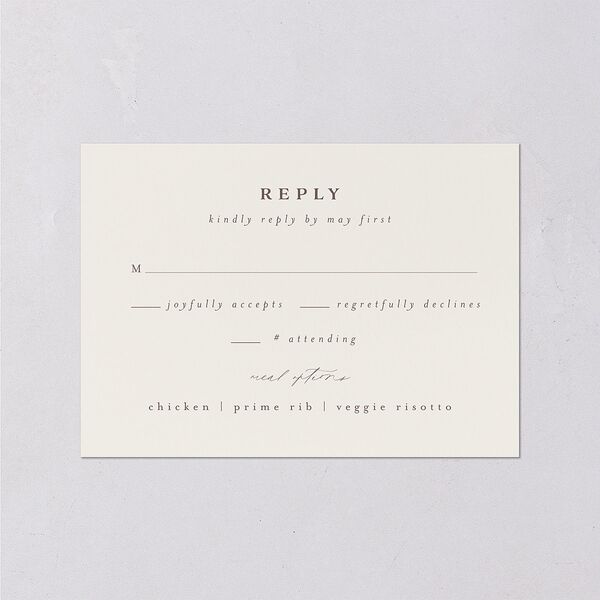 Enchanted Forest Wedding Response Cards Terracotta Signature Standard