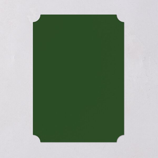 Tropical Leaves Save The Date Cards Scottish Green Signature smooth Blank No