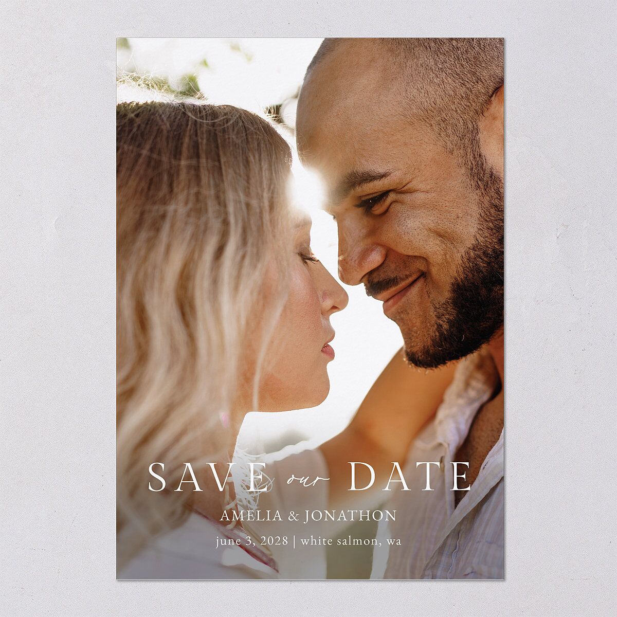 Wild Daisies Save the Date Cards — view 11