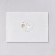 Dainty Wildflowers Wedding Stickers Sunflower Sticker
