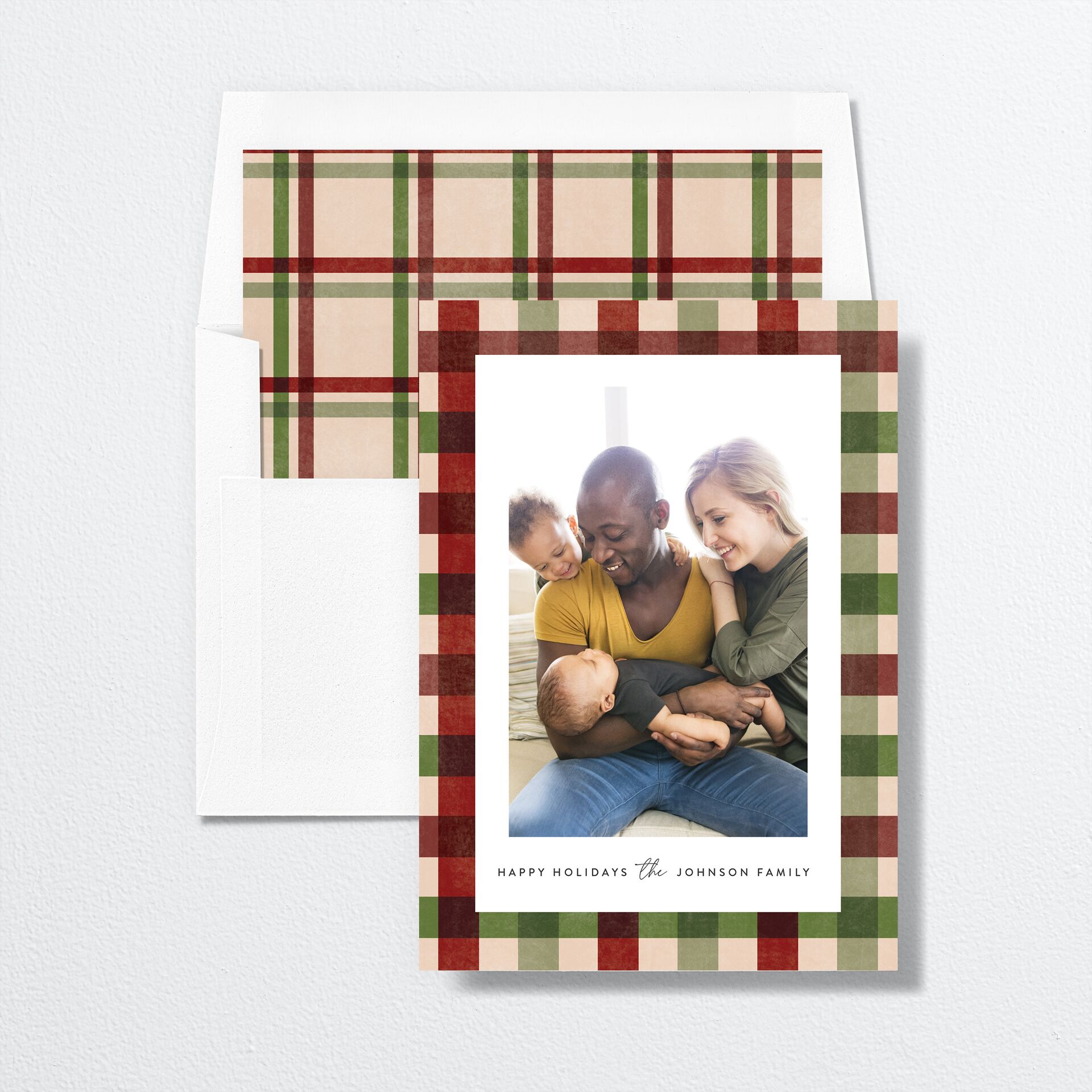 Plaid Window Envelope Liners — view 1