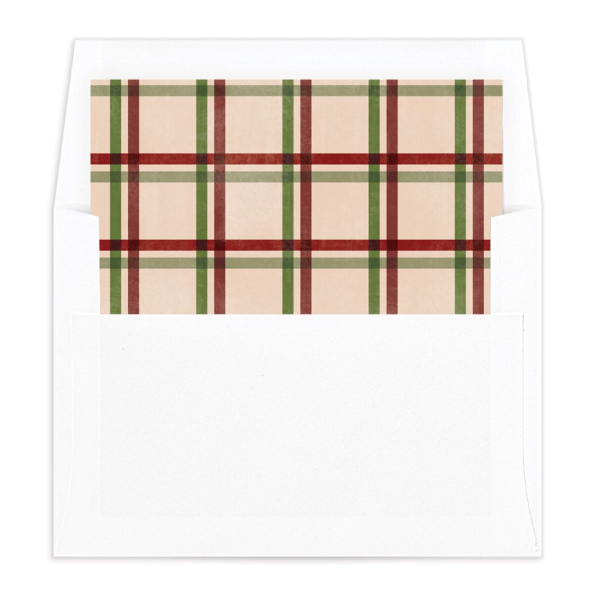 Plaid Window Envelope Liners