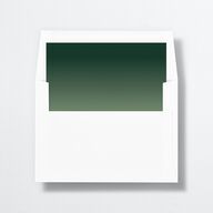 Joyful Arch Envelope Liners Dark Green Standard