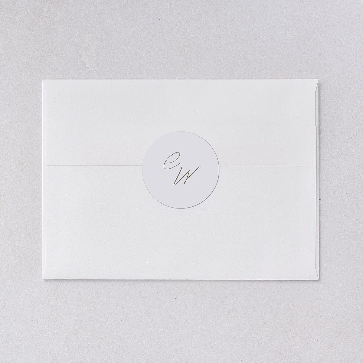 Floral Photo Wedding Stickers Ocean Circle