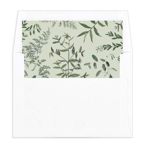 Happy Everything Envelope Liners - Green