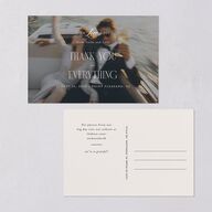 Cosmopolitan Photo Thank You Postcards Champagne