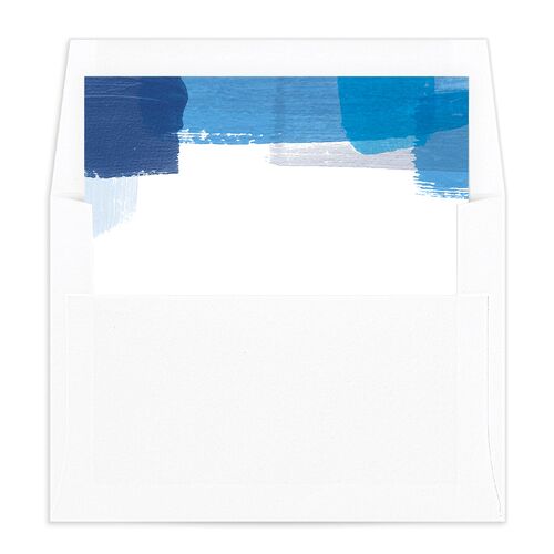 Brushstroke Holiday Envelope Liners Standard Cruise
