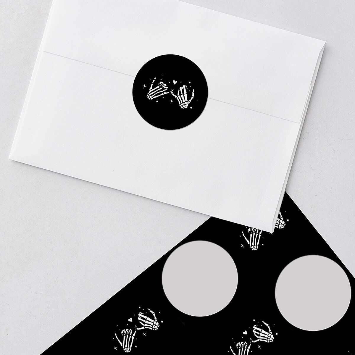 Til Death Do We Disco Wedding Stickers Licorice Circle
