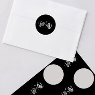 Til Death Do We Disco Wedding Stickers Licorice Circle