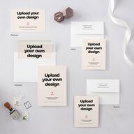 Upload Your Own Design Portrait Photo Save the Date Magnets Pure White Magnet Paper
