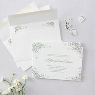 Elegant Rose Crest Rehearsal Dinner Invitations Deep Olive Signature Blank Standard