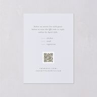 Floral Photo Wedding Response Cards Ocean Signature Standard
