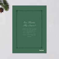 Whimsical Hand Drawn Photo Frames Holiday Cards Eucalyptus Signature Blank Standard Portrait