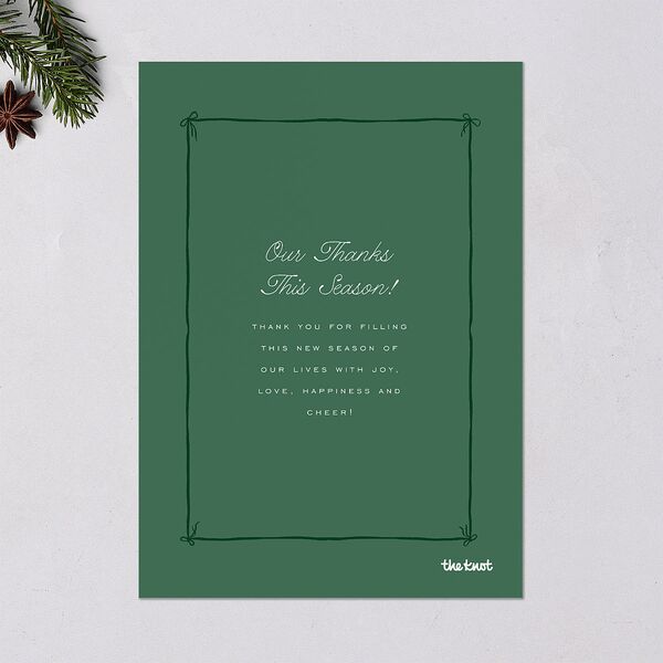 Whimsical Hand Drawn Photo Frames Holiday Cards Eucalyptus Signature Blank Standard Portrait