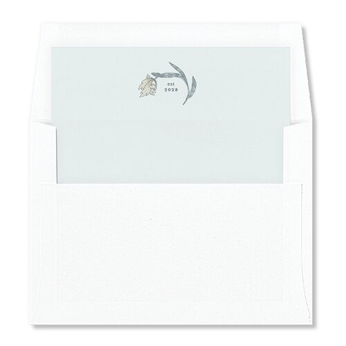 Crafted Garden Envelope Liners Pale Blue Standard