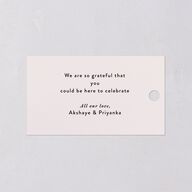 Ascending Garland Favor Gift Tags Peony Signature