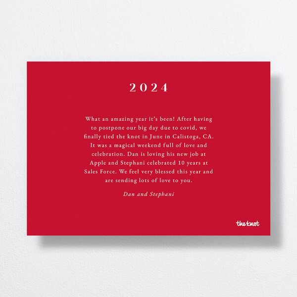 Holiday Floral Holiday Cards Crimson Signature