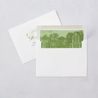 Vintage Toile Wedding Invitations Dark Camo Signature Blank No Standard