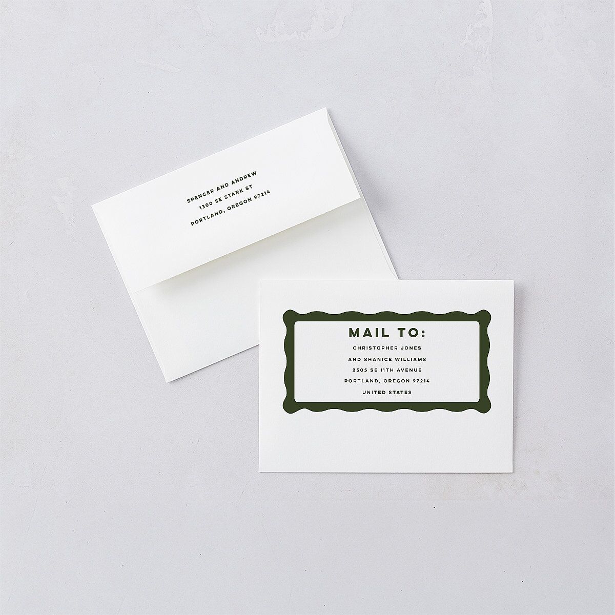 Adventure Icon Save The Date Magnets Hunter Green Magnet Paper