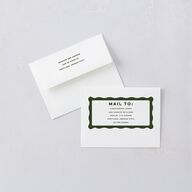 Adventure Icon Save The Date Magnets Hunter Green Magnet Paper