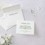 Your Own Classic Italian Venue Thank You Cards Dark Camo