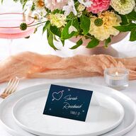 Las Vegas Love Place Cards Rose Pink Signature