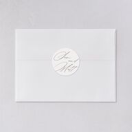Rustic Branches Wedding Stickers Biscotti Circle