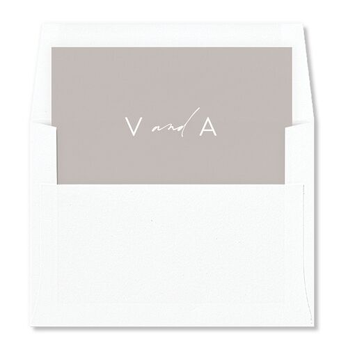 Signed Standard Envelope Liners Standard Pure White Liner