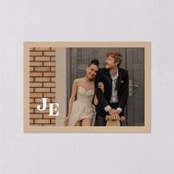 Music Lovers Wedding Enclosure Cards Tan Signature Standard