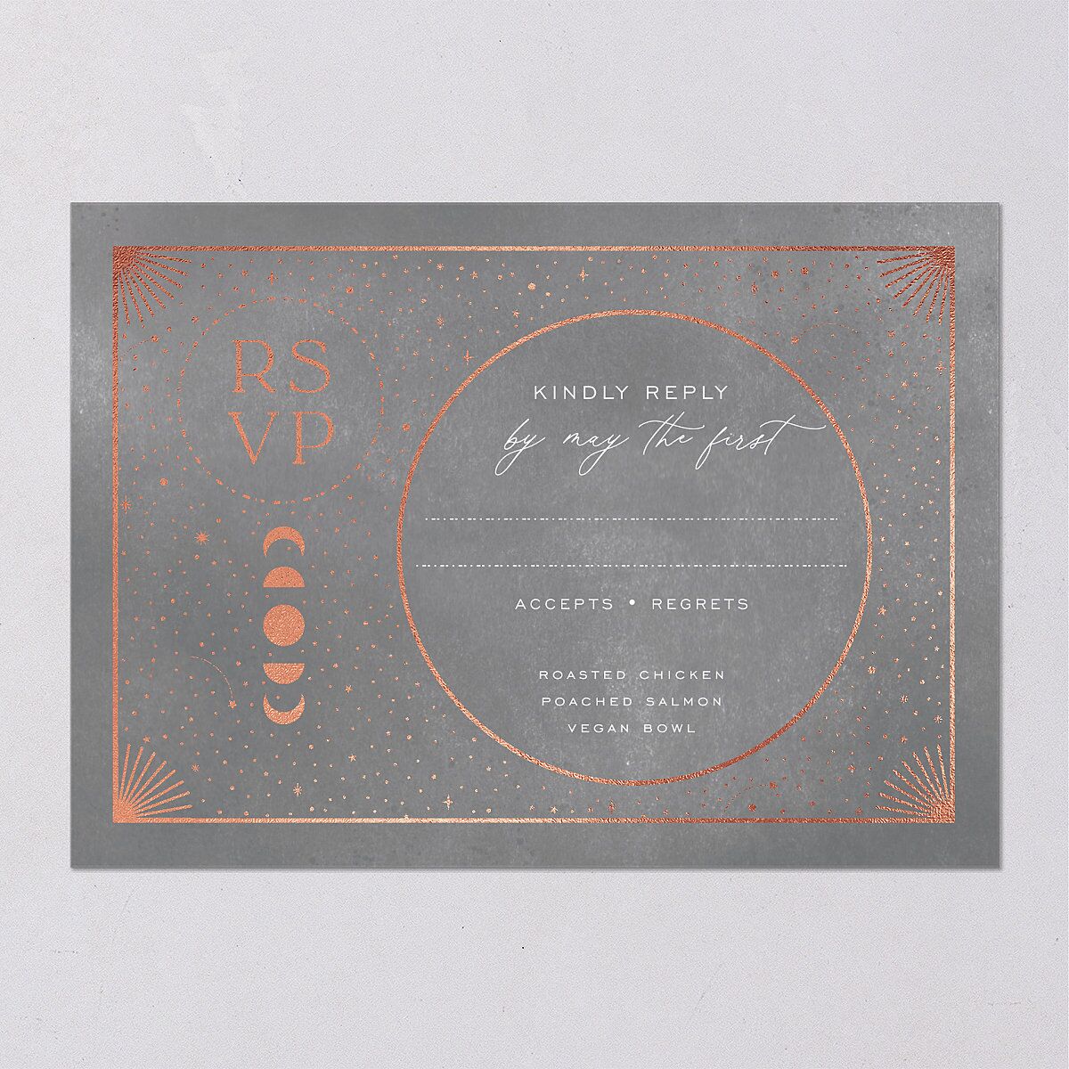 Written In The Stars Wedding Response Cards — view 5