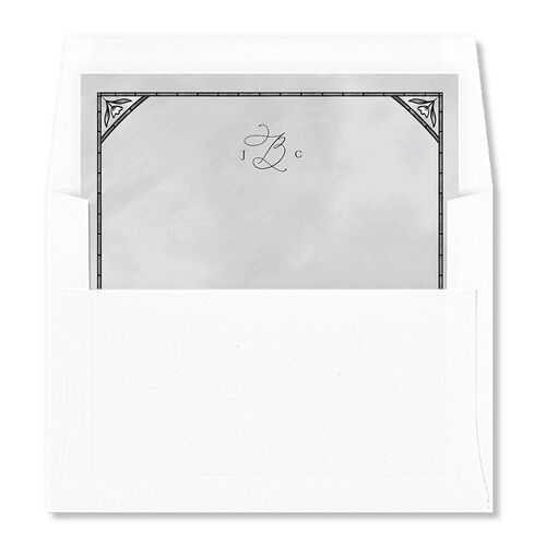 Church Stained Glass Envelope Liners Licorice Standard