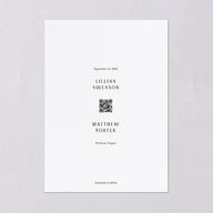 Editorial Monogram Save the Date Cards Pure White Signature smooth Blank No Standard
