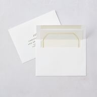 Simple Eucalyptus Save the Date Cards Linen Signature smooth Blank No Ticket