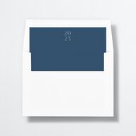 Lunar New Year Grid Envelope Liners Navy Standard