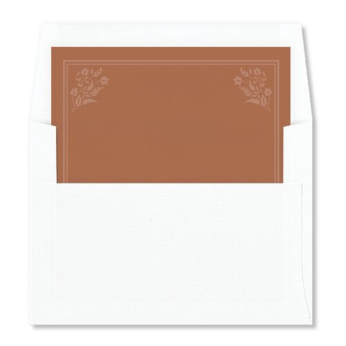 Rustic Kingdom Envelope Liners Copper Standard