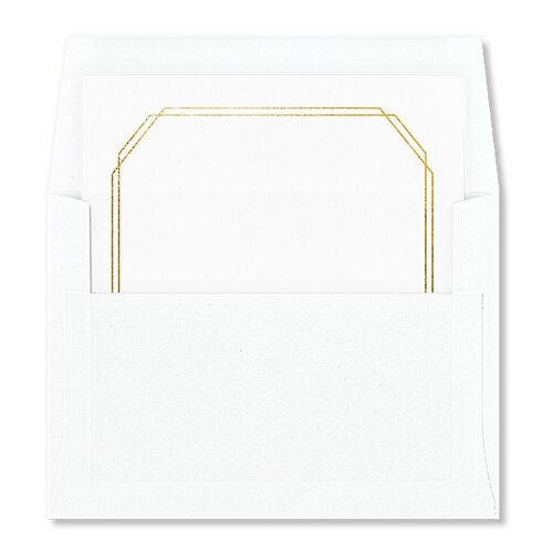 Eucalyptus Frame Standard Envelope Liners Standard Pure White Liner