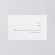 Natural Palette All-in-One Wedding Invitations Pure White Signature Light Both Recipient and Return Addresses No