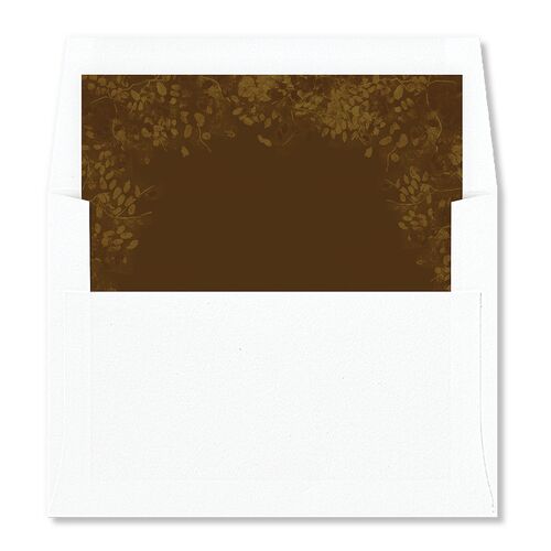 Moonlit Garden Envelope Liners Chocolate Standard