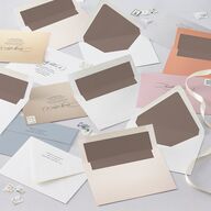 Exquisite Calligraphy Save The Date Cards Pure White Signature smooth Blank No Standard