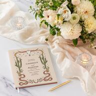 Southwestern Nouveau Guest Books Red Clay