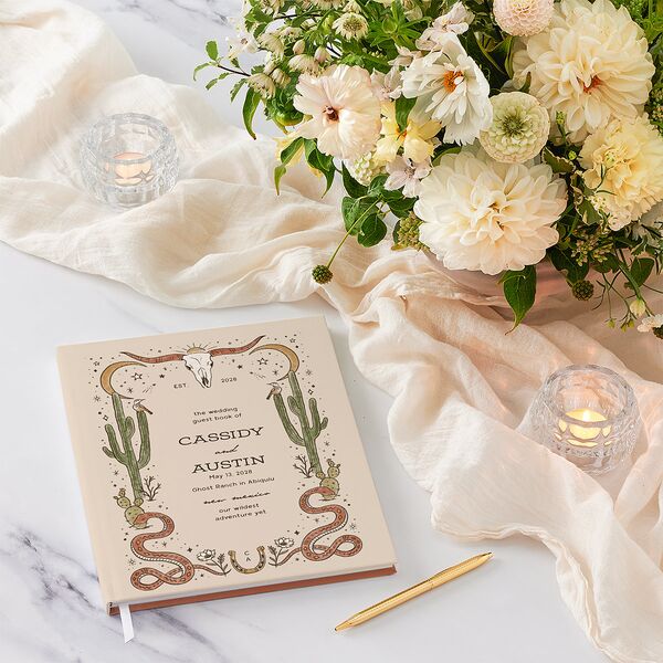 Southwestern Nouveau Guest Books Red Clay