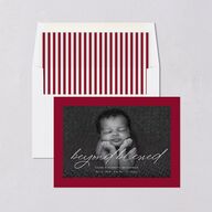 Beyond Blessed Holiday Cards Garnet Signature Blank