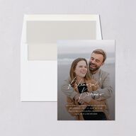 Modern Gallery Rehearsal Dinner Invitations Pure White Signature Blank Standard