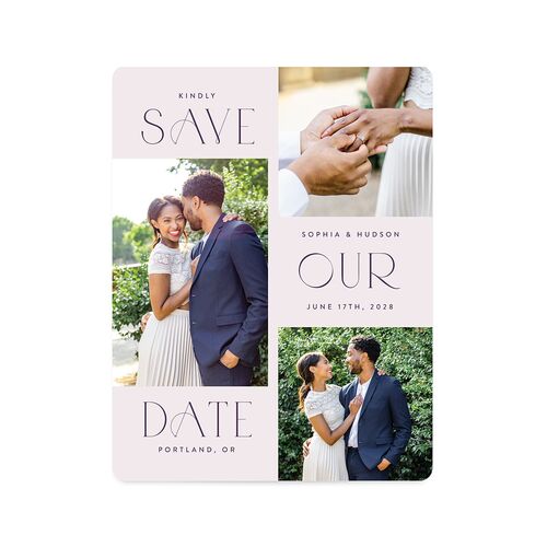 Beloved Union Save The Date Magnets Iris Magnet Paper
