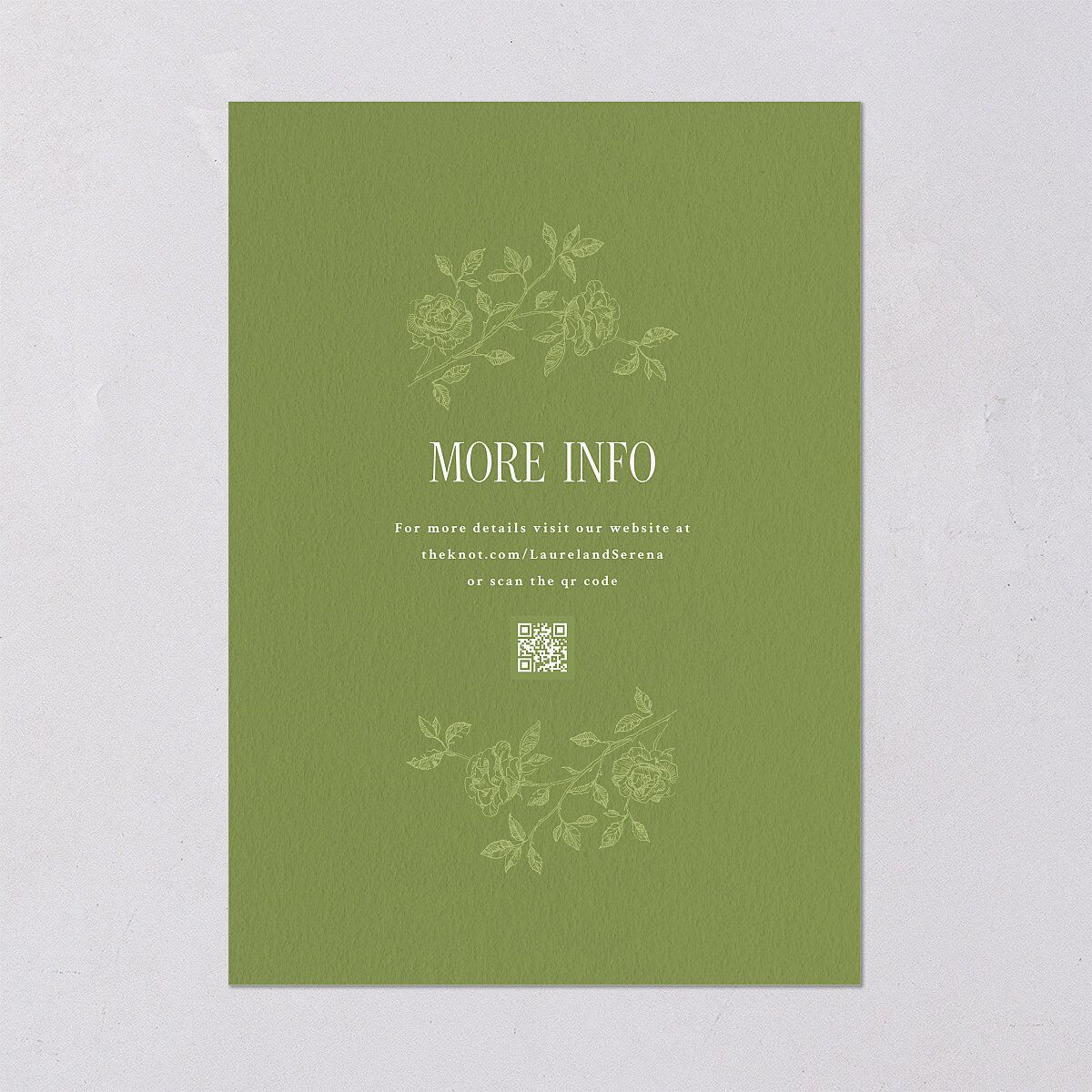 Vintage French Botanical Wedding Invitations Meadow Signature Blank No Standard