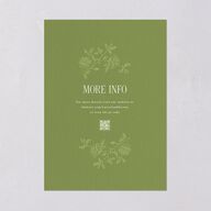 Vintage French Botanical Wedding Invitations Meadow Signature Blank No Standard