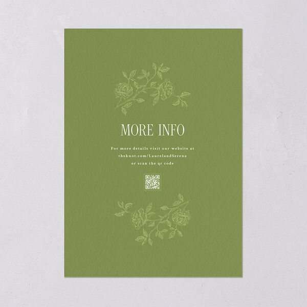 Vintage French Botanical Wedding Invitations Meadow Signature Blank No Standard