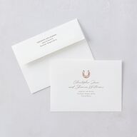 Western Wild Horses Bridal Shower Invitations Copper Signature Blank