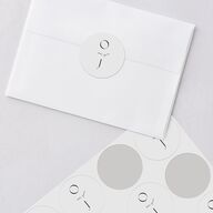 Just Us Wedding Stickers Pure White